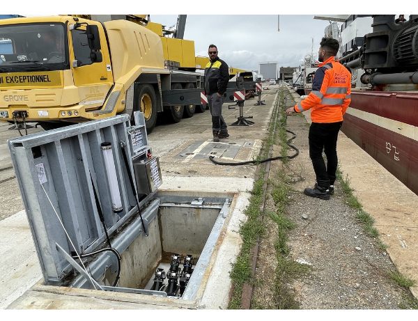 Electrification des quais photo